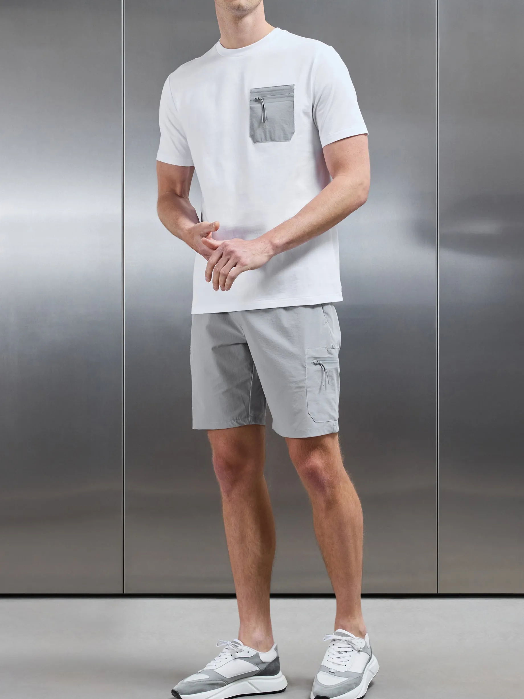 Active Cargo Short - Mid Grey