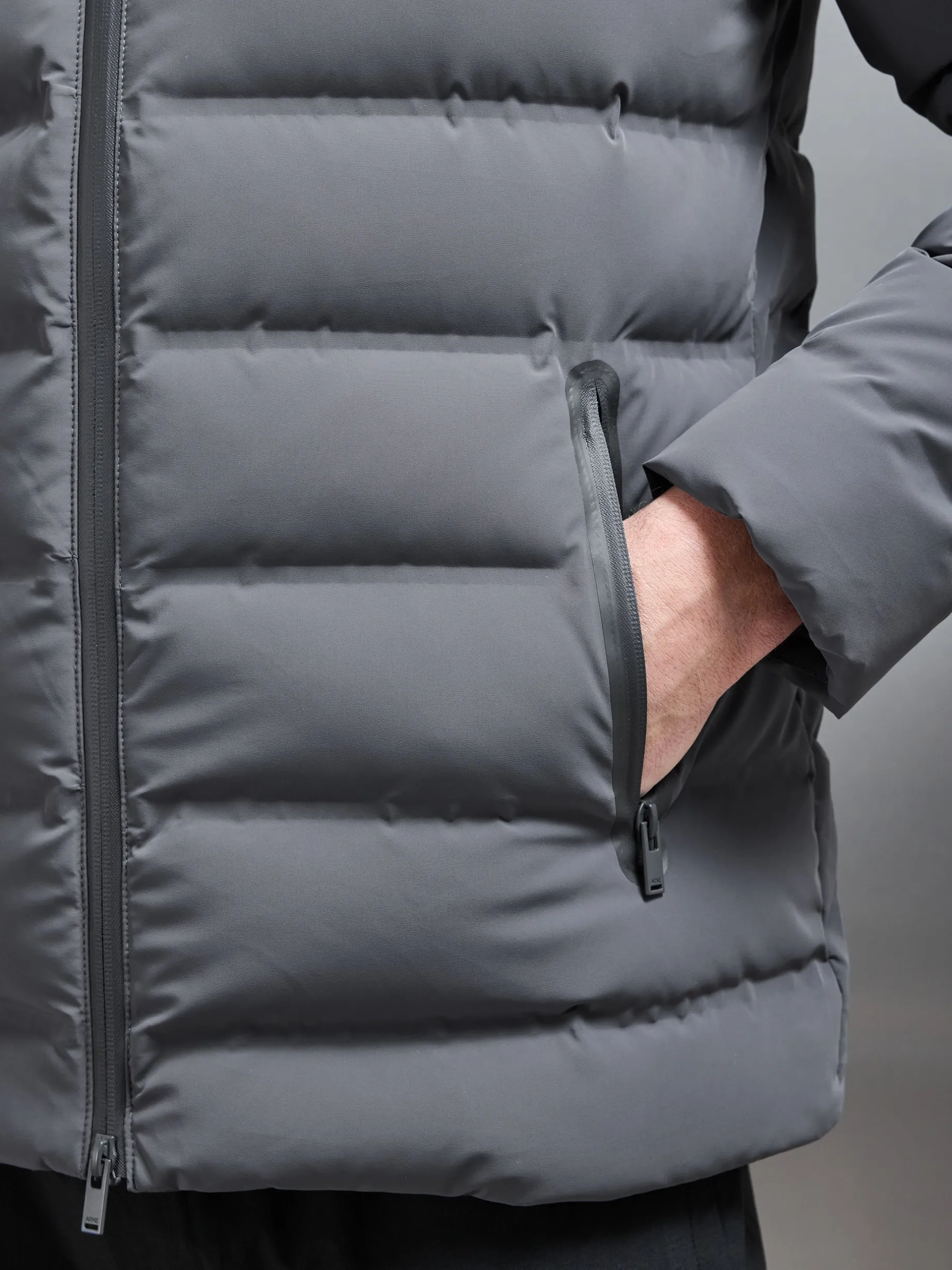 Active Down Jacket - Grey