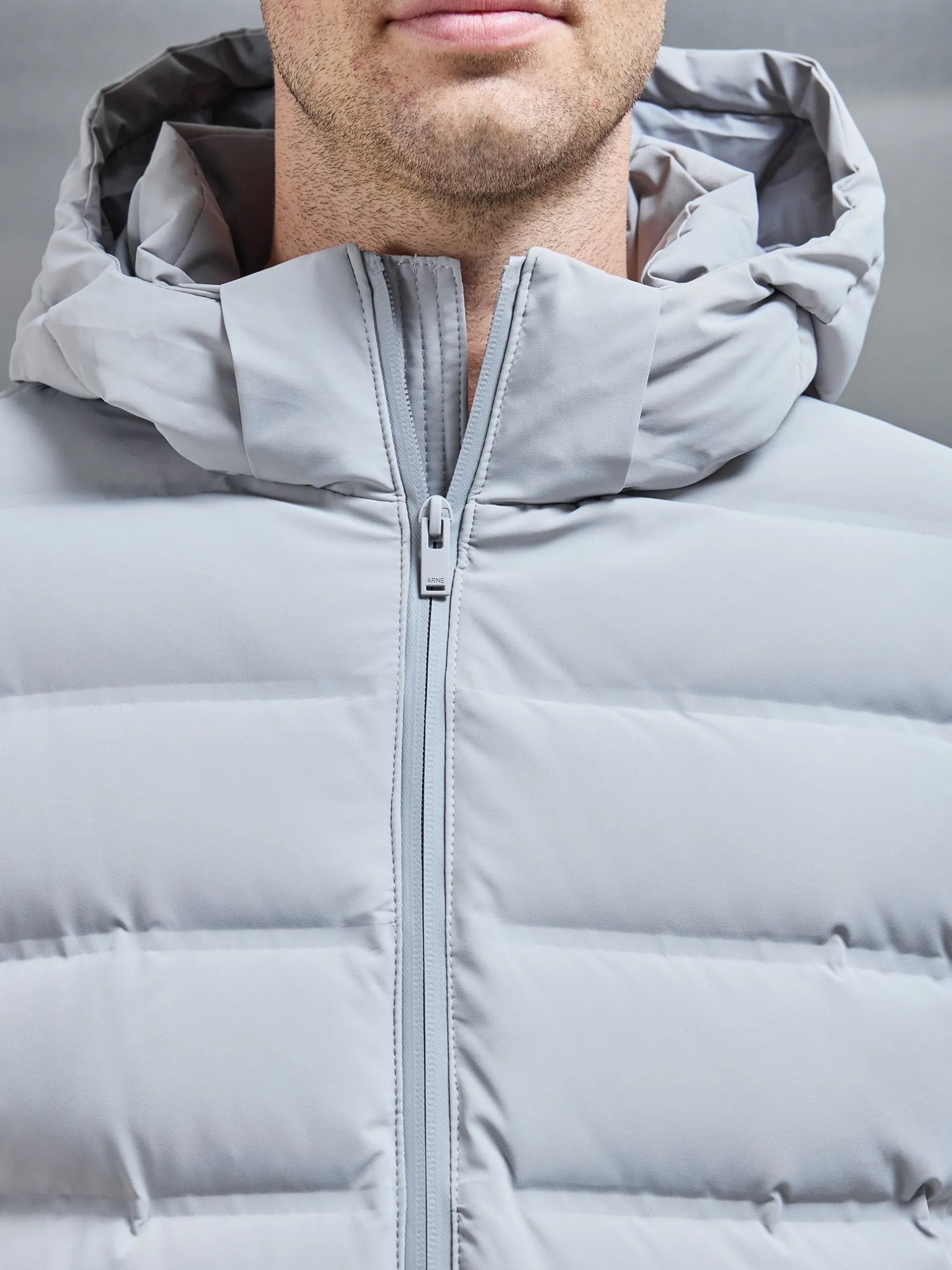 Active Down Jacket - Mid Grey