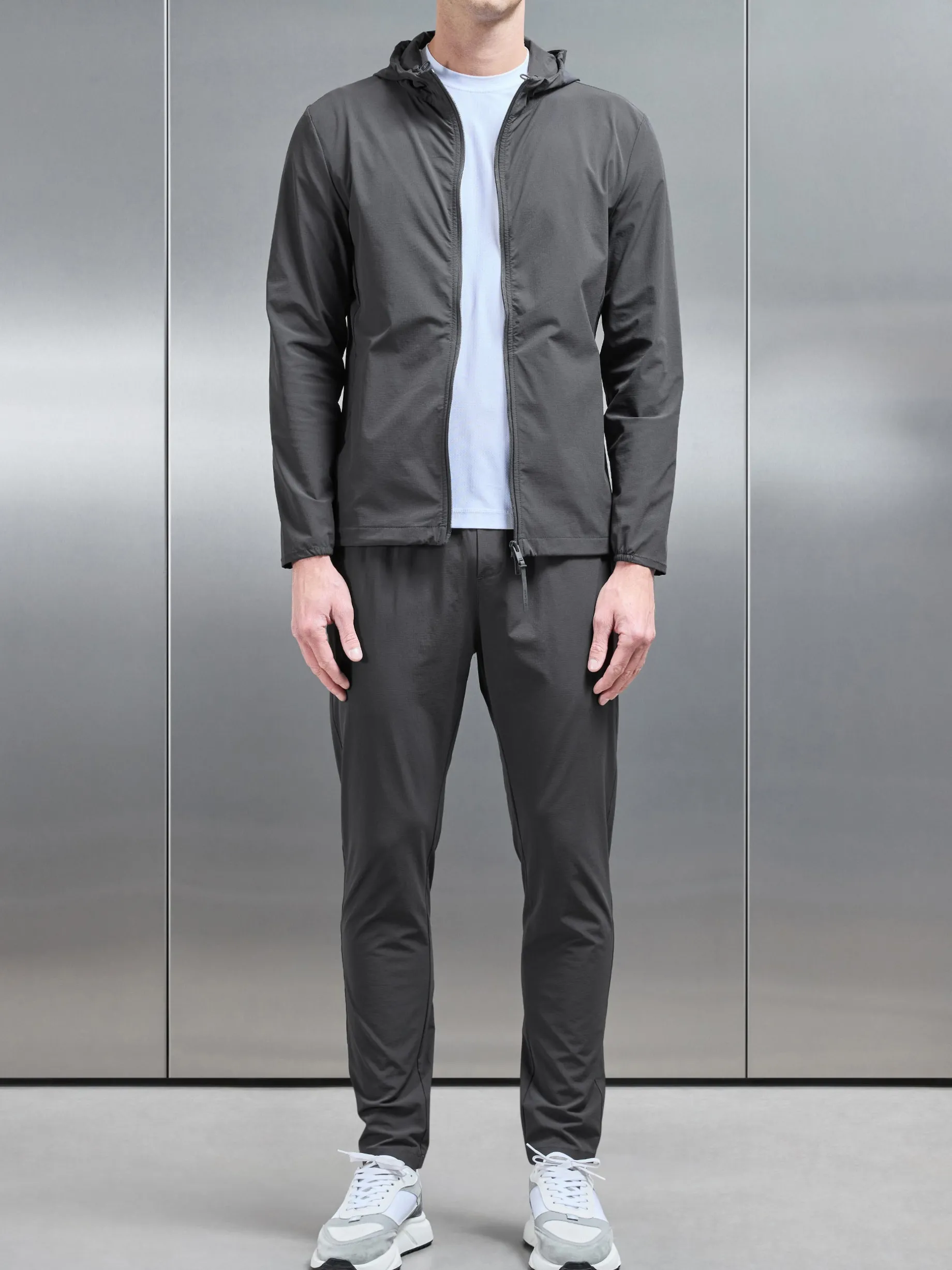 Active Technical Tapered Trackpant - Grey