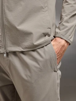 Active Technical Tapered Trackpant - Taupe