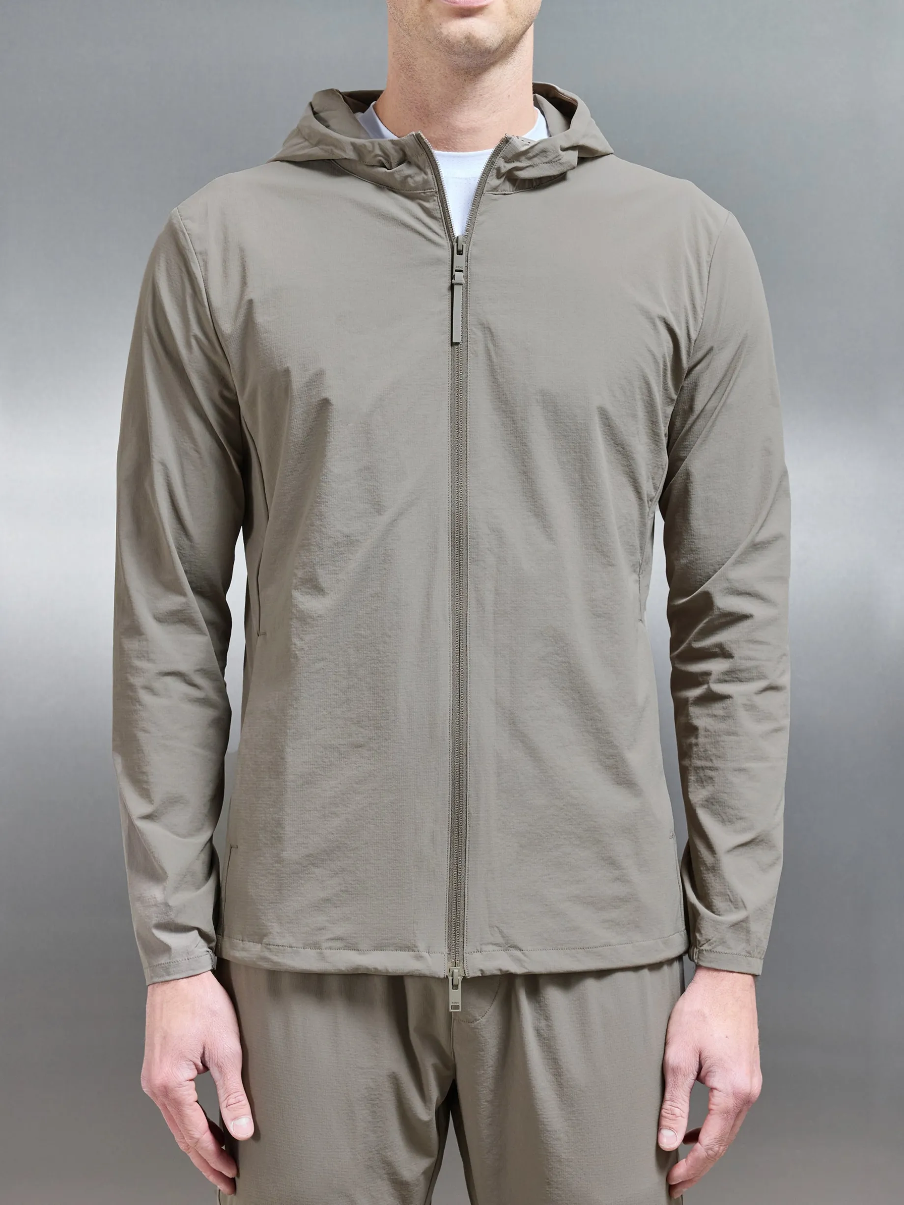 Active Technical Windbreaker - Olive