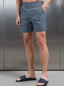 Amalfi Tailored Swim Short - Navy