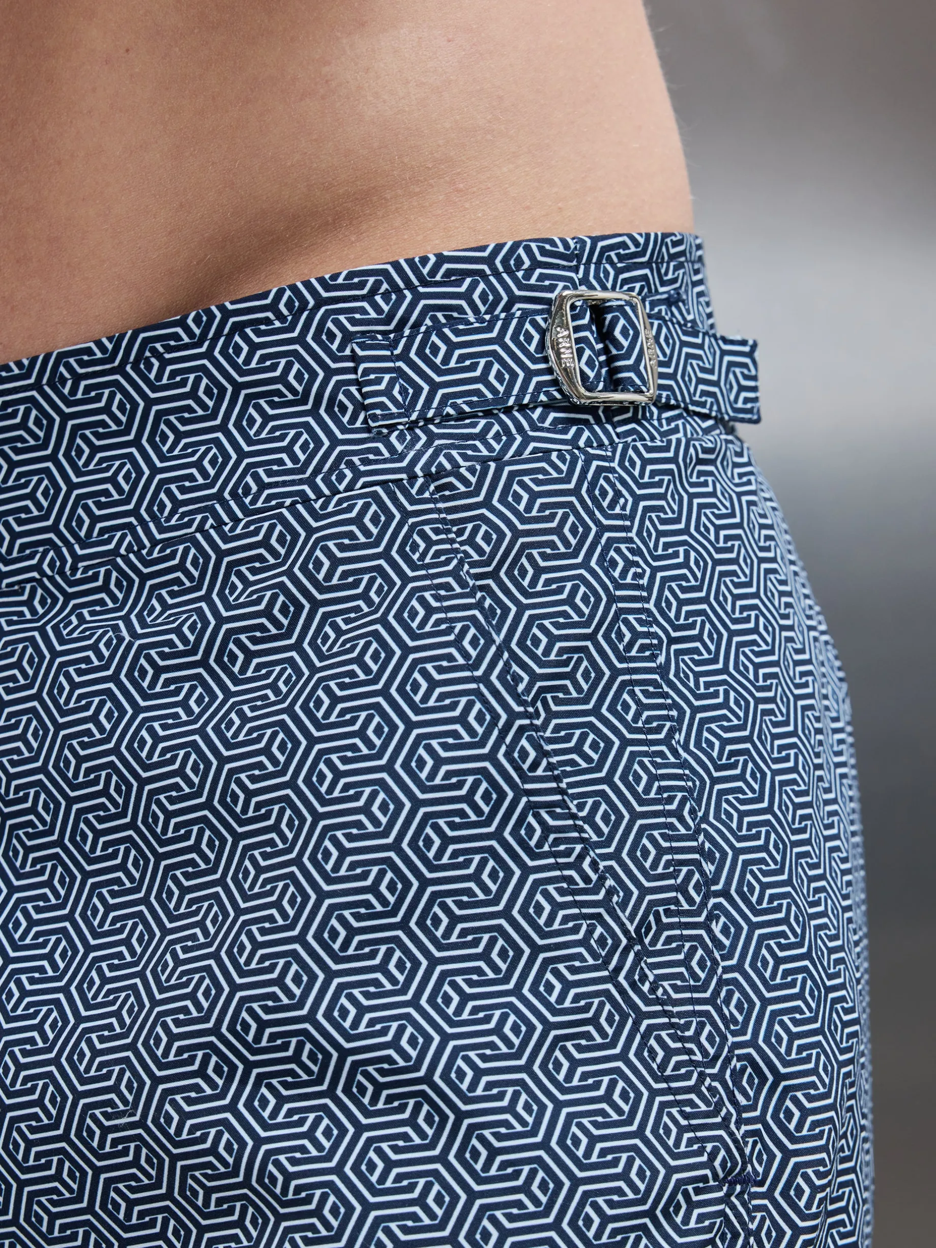 Amalfi Tailored Swim Short - Navy