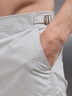 Amalfi Tailored Swim Short - Stone
