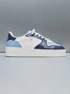 Arena Trainer - White Light Blue Navy