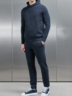Chunky Knitted Jogger - Navy