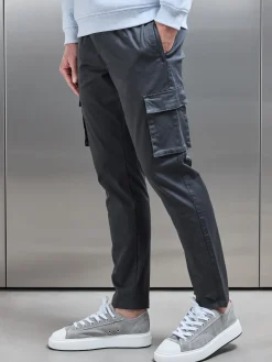 Cotton Cargo Pant - Grey
