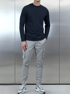 Cotton Cargo Pant - Stone