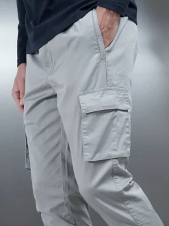 Cotton Cargo Pant - Stone