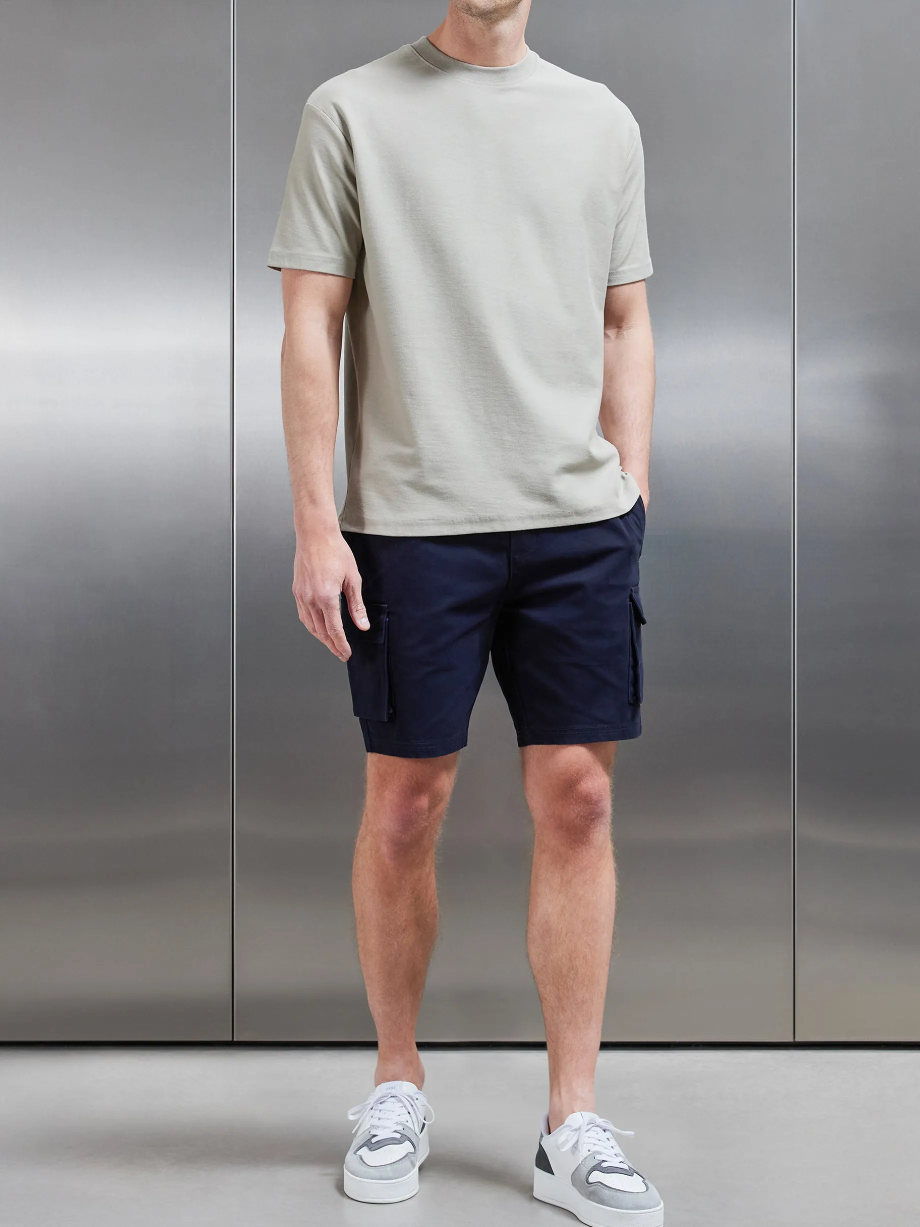 Cotton Cargo Short - Navy