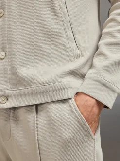 Cotton Twill Trouser - Stone