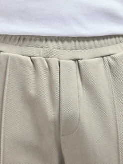 Cotton Twill Trouser - Stone