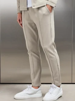 Cotton Twill Trouser - Stone