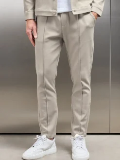 Cotton Twill Trouser - Stone