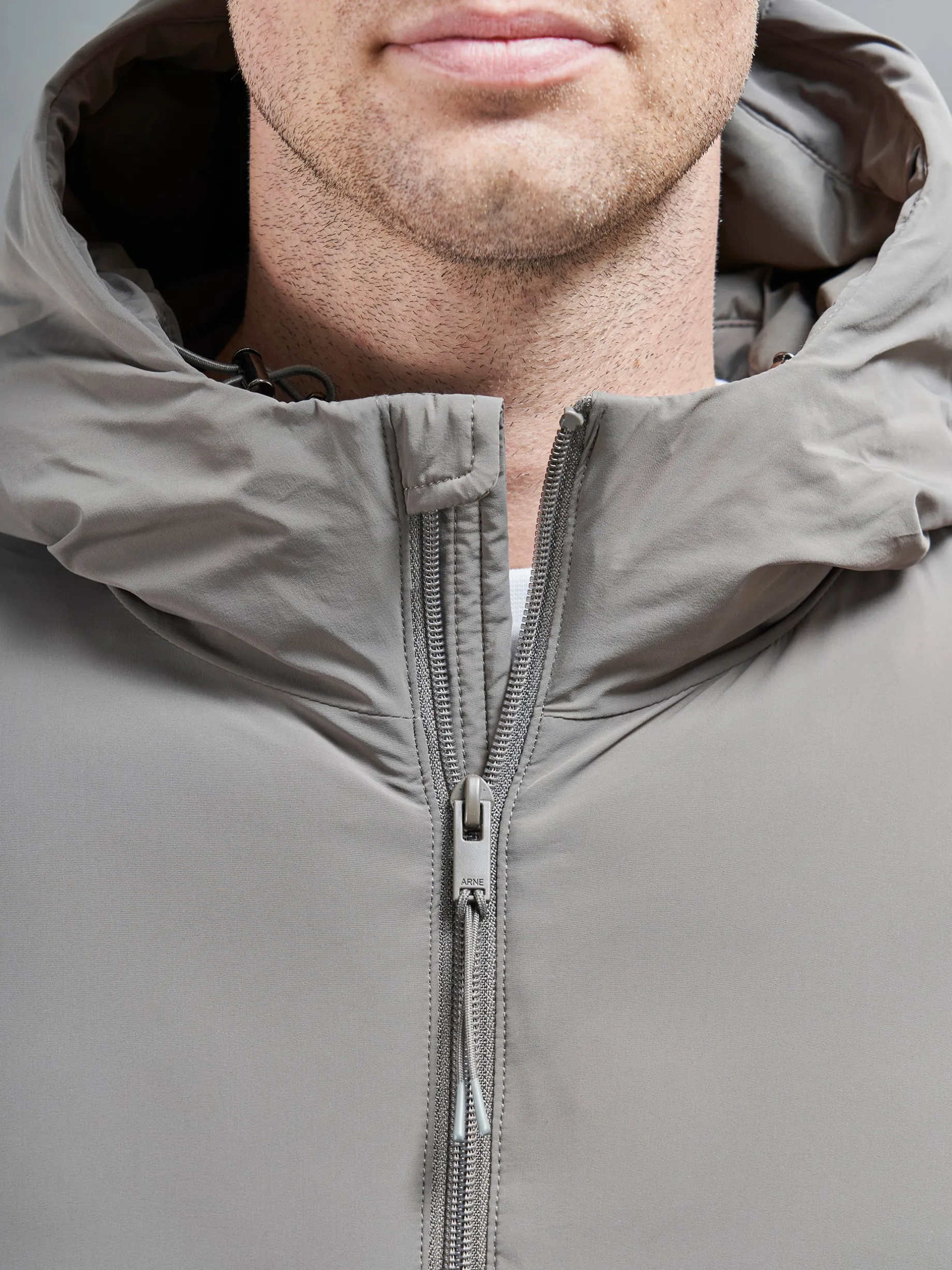 Down Padded Windbreaker - Olive