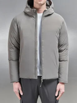 Down Padded Windbreaker - Olive
