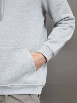 Essential Hoodie - Marl Grey