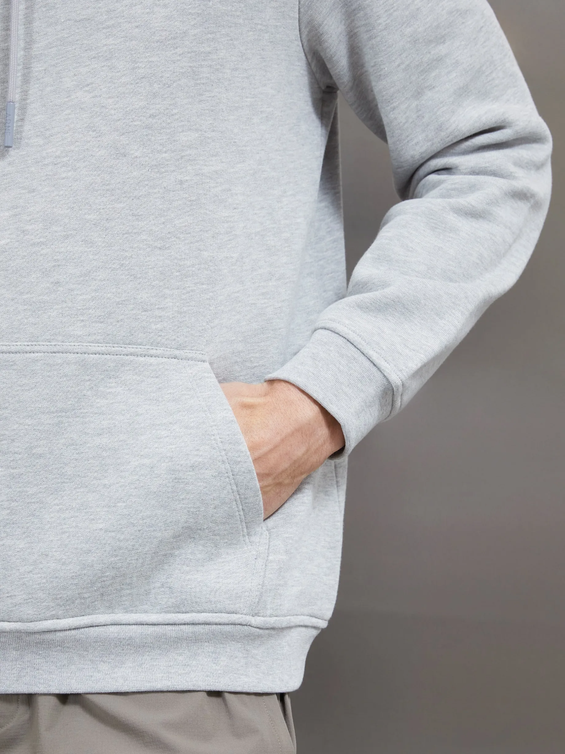Essential Hoodie - Marl Grey