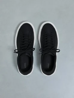 Essential Leather Trainer - Black