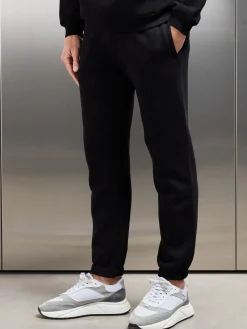 Essential Relaxed Fit Cuffed Jogger - Black