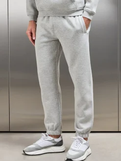 Essential Relaxed Fit Cuffed Jogger - Marl Grey