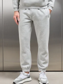 Essential Relaxed Fit Cuffed Jogger - Marl Grey
