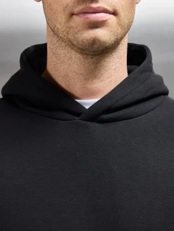 Essential Relaxed Hoodie - Black