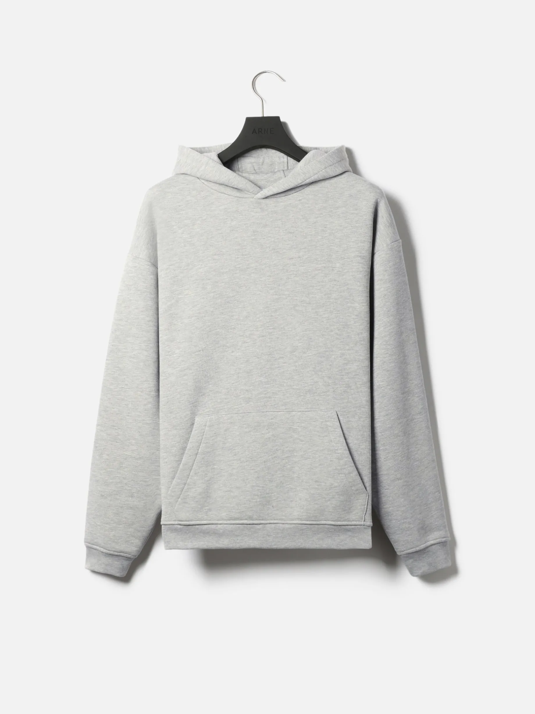 Essential Relaxed Hoodie - Marl Grey