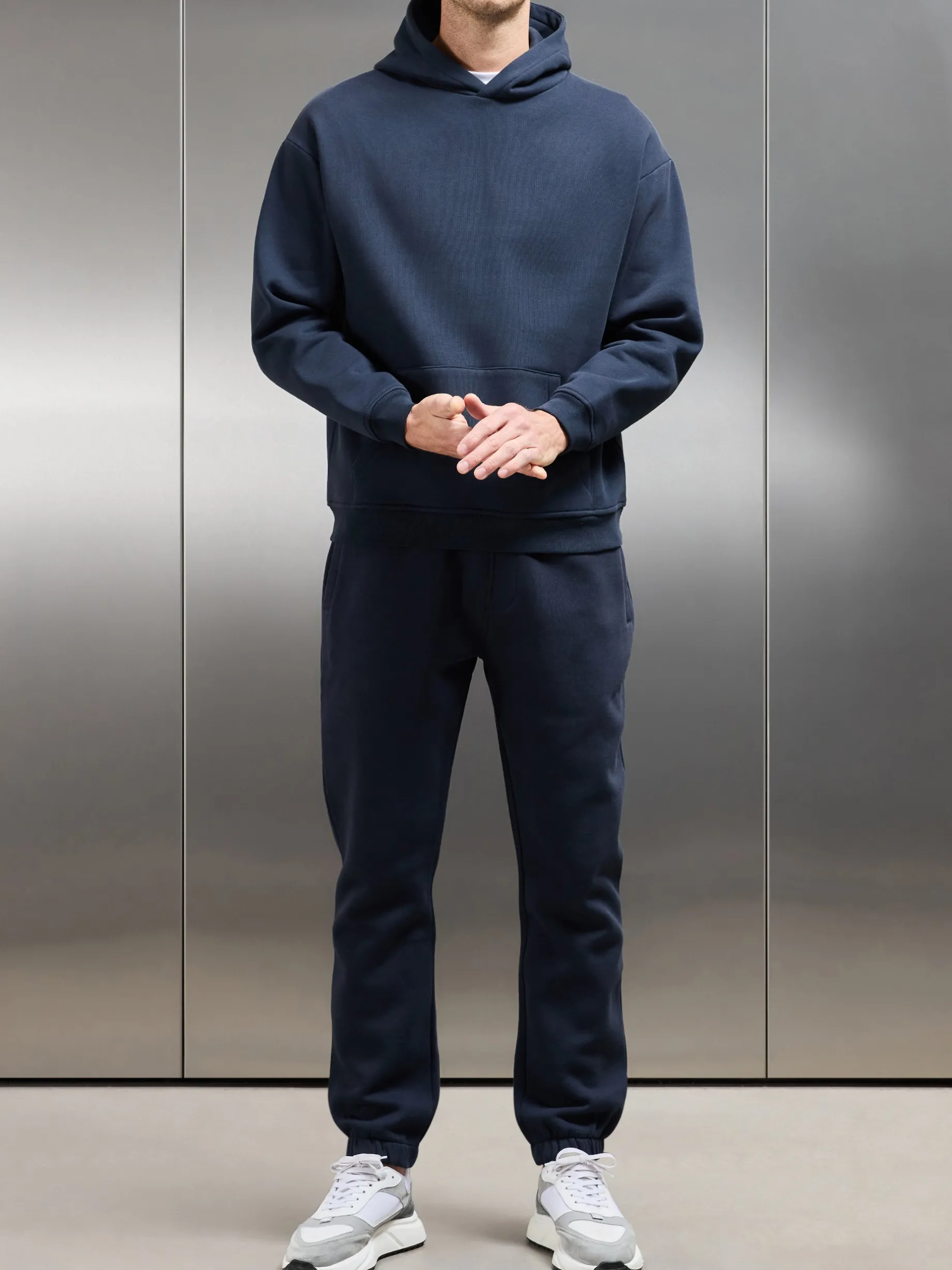Essential Relaxed Hoodie - Navy