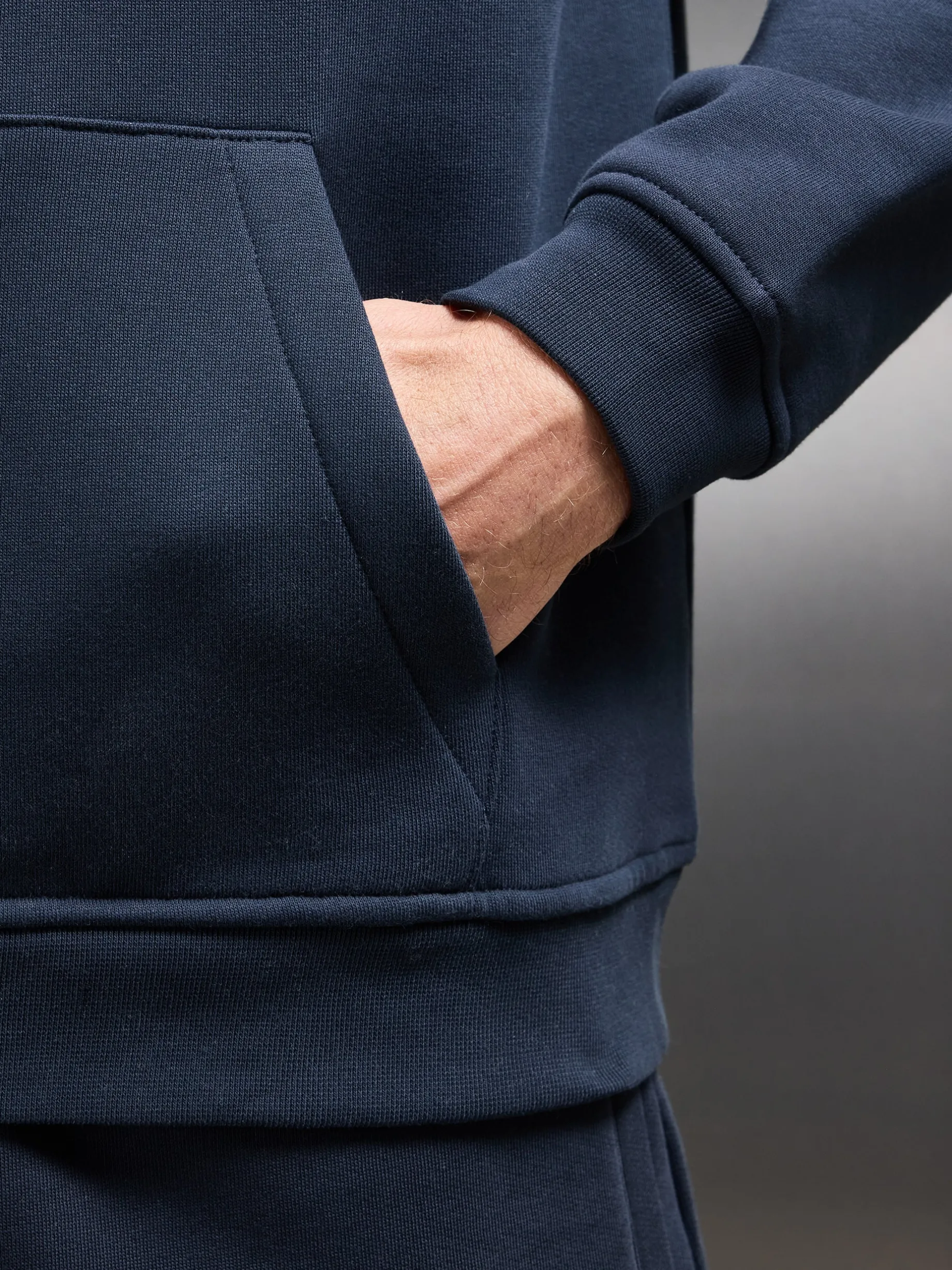 Essential Relaxed Hoodie - Navy