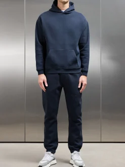 Essential Relaxed Hoodie - Navy