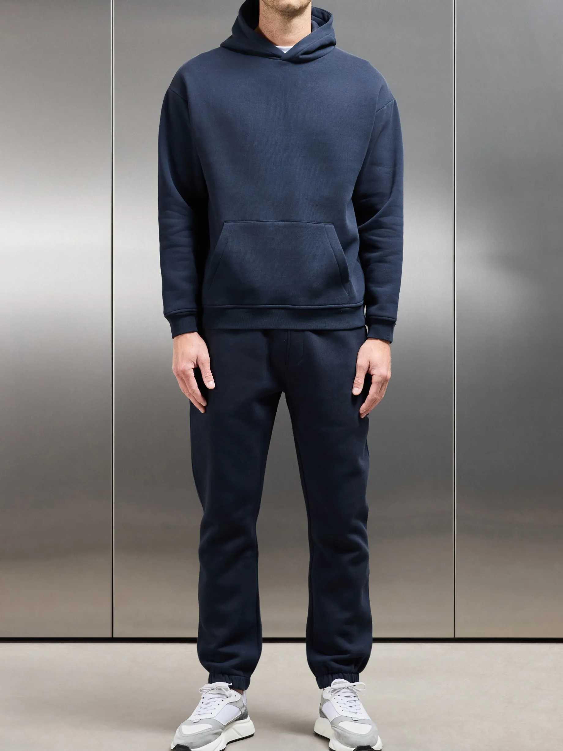 Essential Relaxed Hoodie - Navy