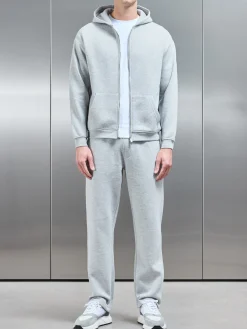 Essential Straight Leg Jogger - Marl Grey
