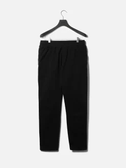 Garment Dye Cotton Trouser - Black