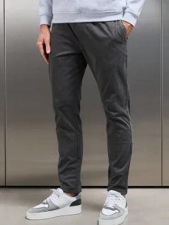 Garment Dye Cotton Trouser - Grey