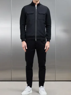 Hybrid Cargo Jacket - Black
