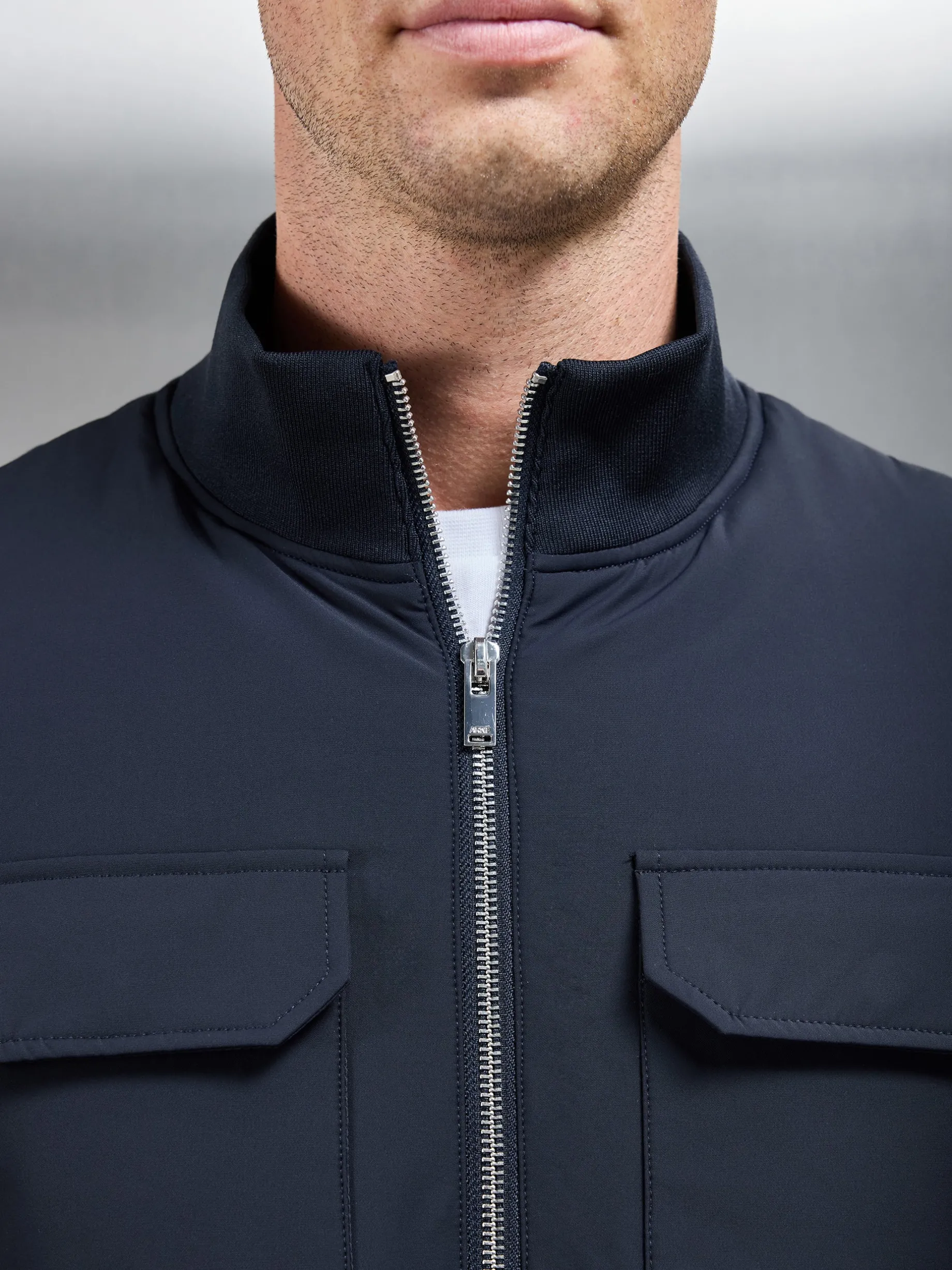 Hybrid Cargo Jacket - Navy