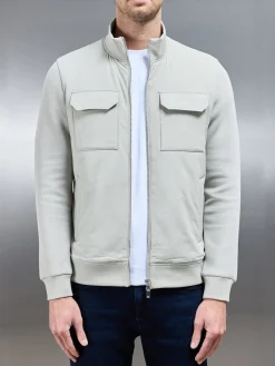 Hybrid Cargo Jacket - Stone