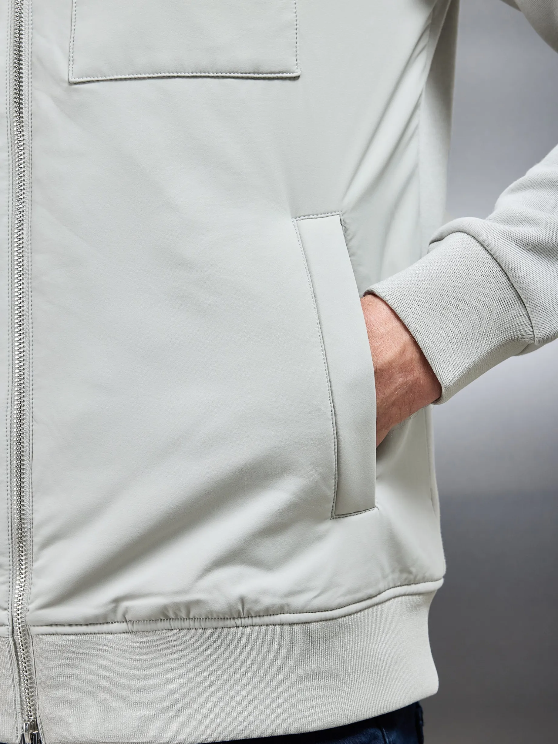 Hybrid Cargo Jacket - Stone