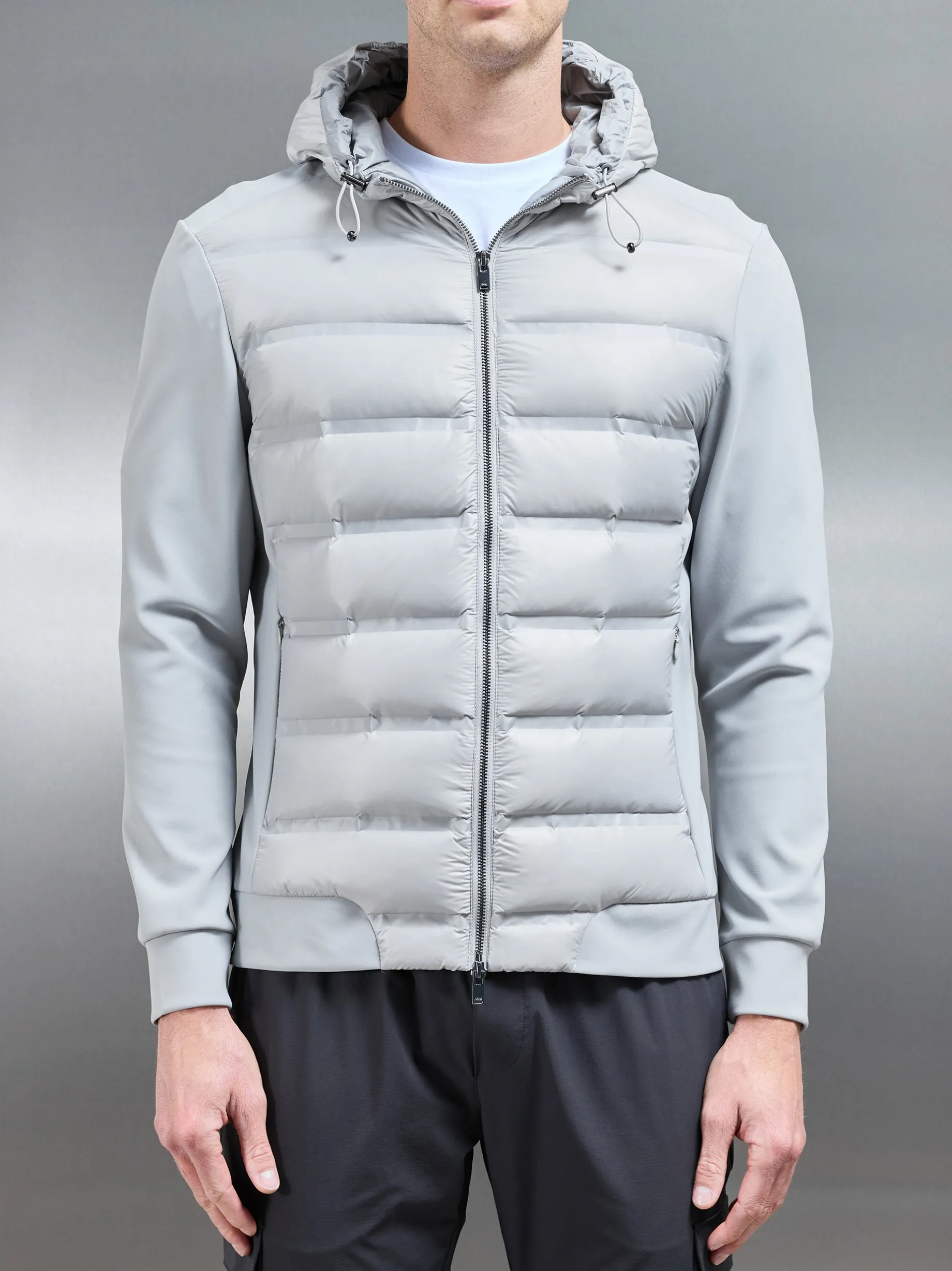 Hybrid Puffer Jacket - Mid Grey