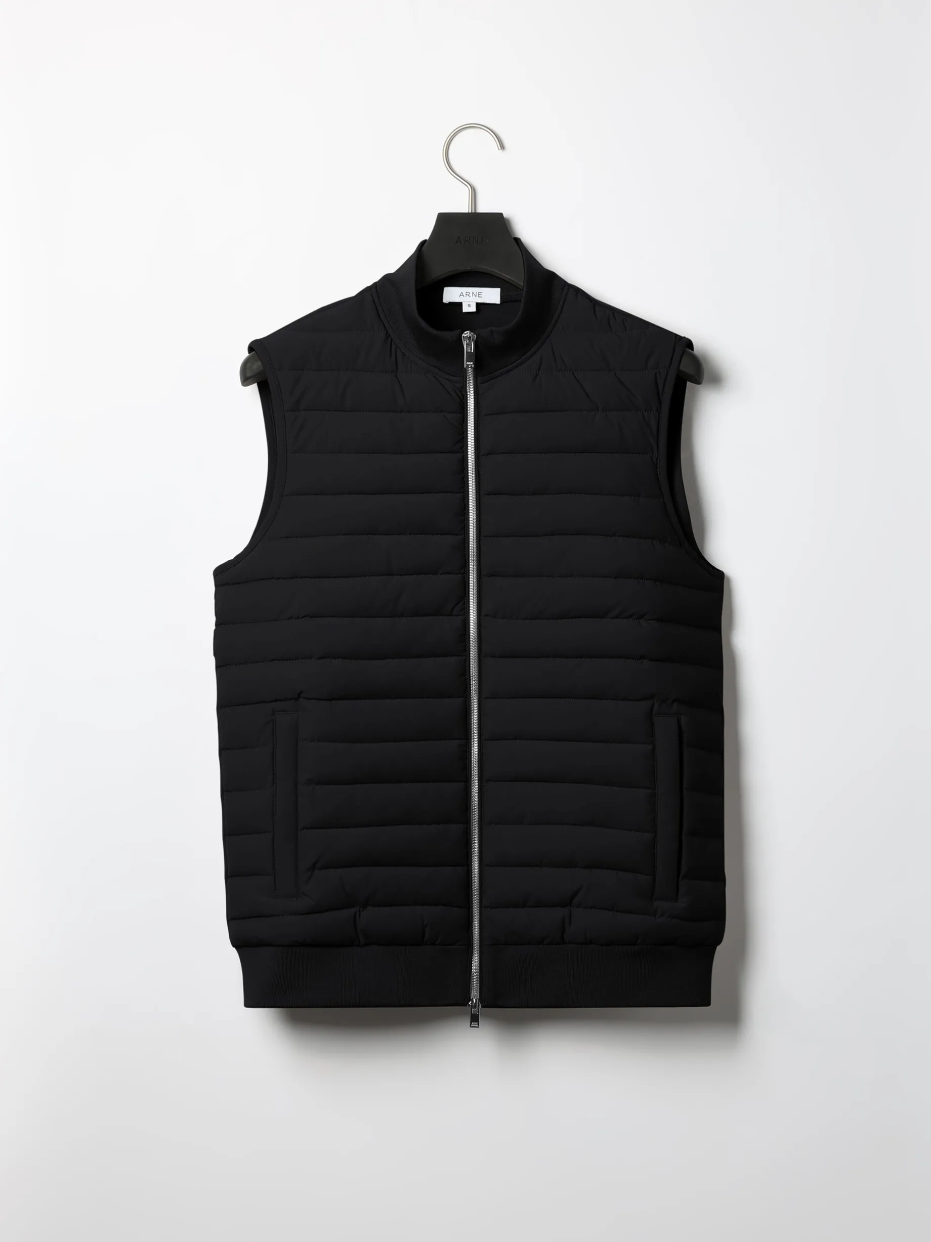 Hybrid Quilted Gilet - Black