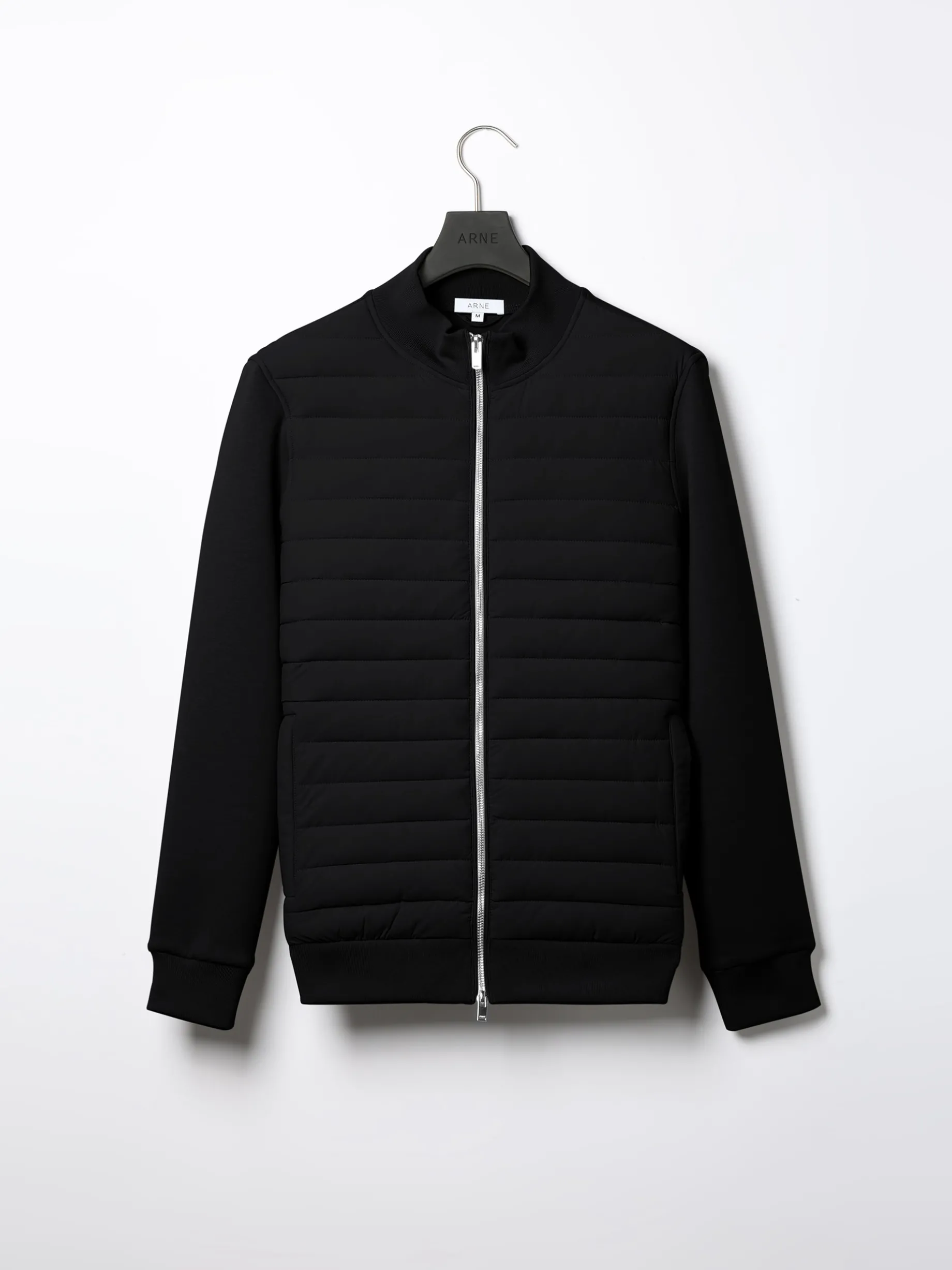 Hybrid Quilted Jacket - Black