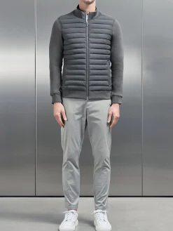 Hybrid Quilted Jacket - Grey