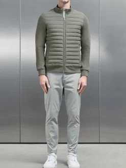 Hybrid Quilted Jacket - Sage