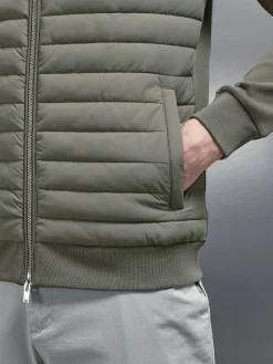 Hybrid Quilted Jacket - Sage