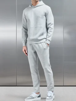 Interlock Jersey Essential Jogger - Marl Grey