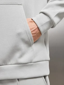 Interlock Jersey Hoodie - Stone