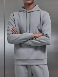 Interlock Jersey Hoodie - Grey