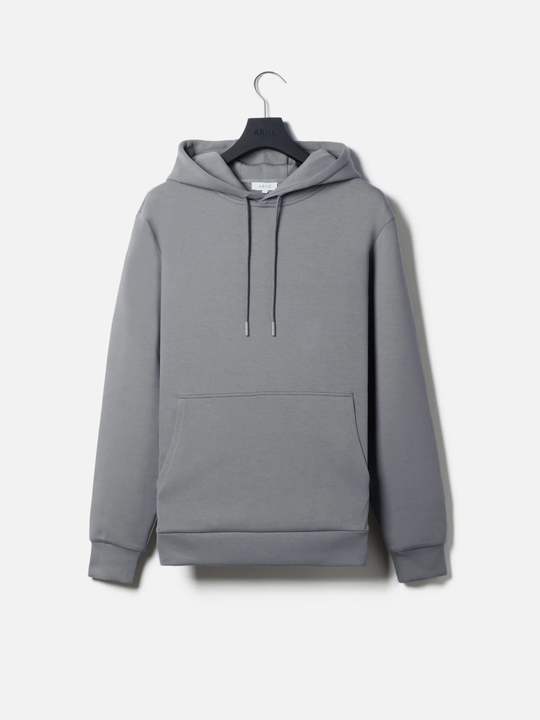 Interlock Jersey Hoodie - Grey